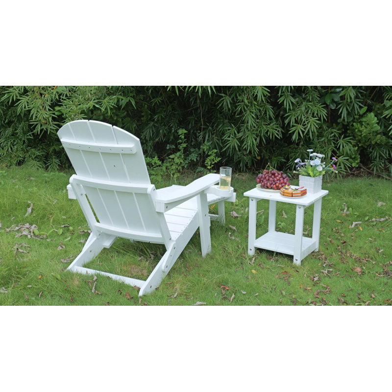 Chaises longues d'extérieur 2 pièces 2 pièces, Blanc
