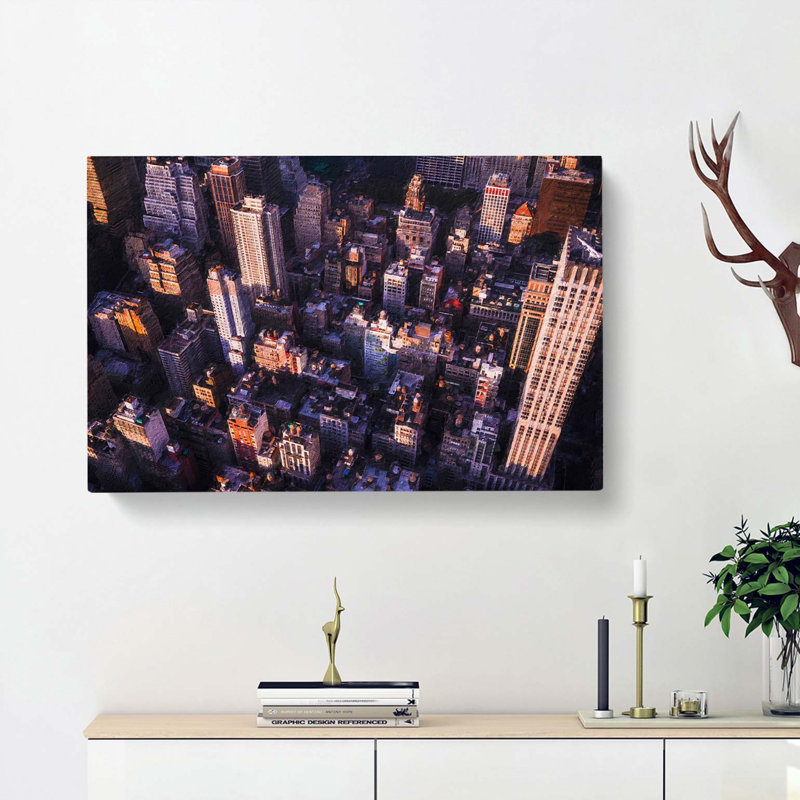 Above New York City - Wrapped Canvas, 35cm H x 50cm W x 3cm D