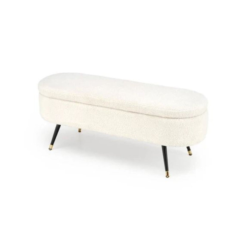 Cannon Boucle Storage Bench