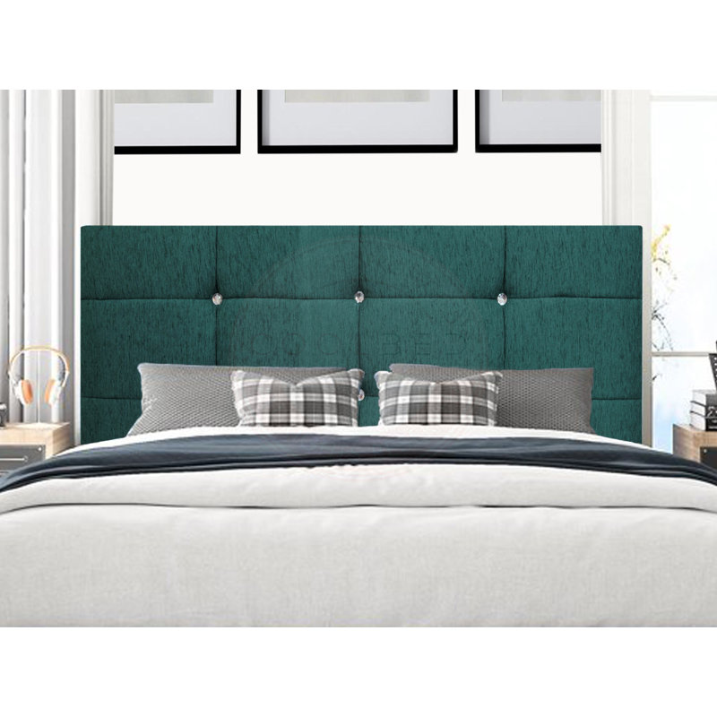Lechlade Upholstered Headboard, Small Single (2'6), Grey