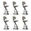 Chaise d'appoint noire (dossier de 6)-66590466-66590469-66590471