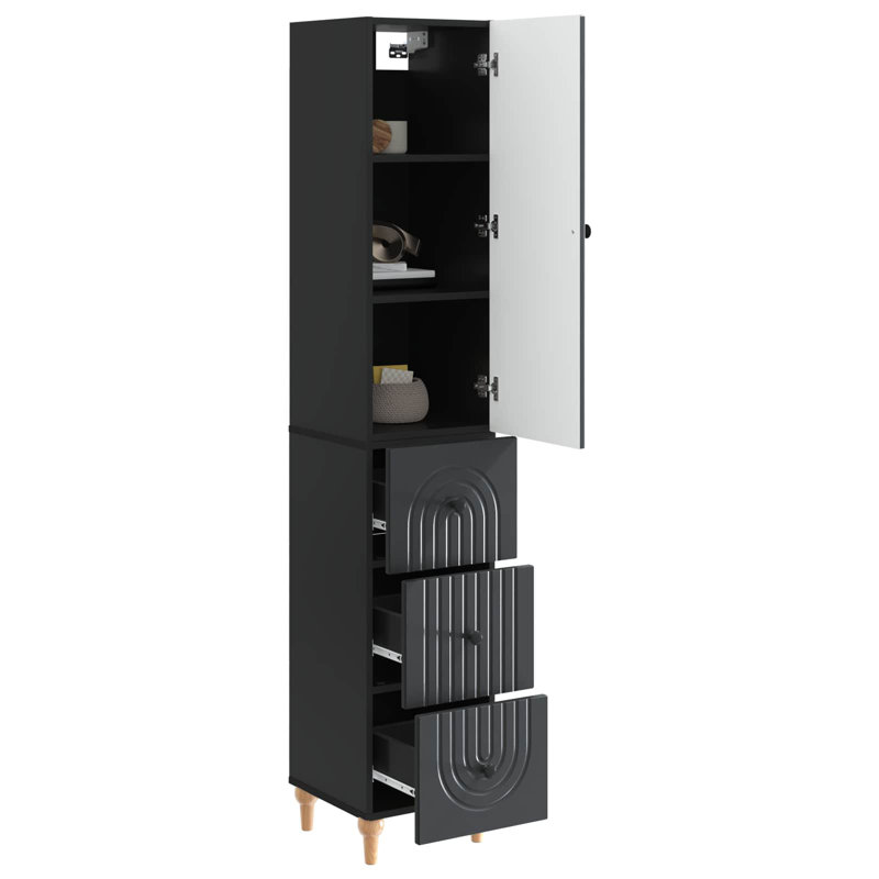 Storage Cabinet, Black