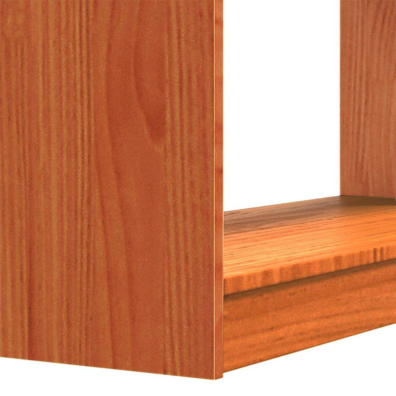 167.5cm H x 80cm W Solid Wood Book Cabinet Bookcase