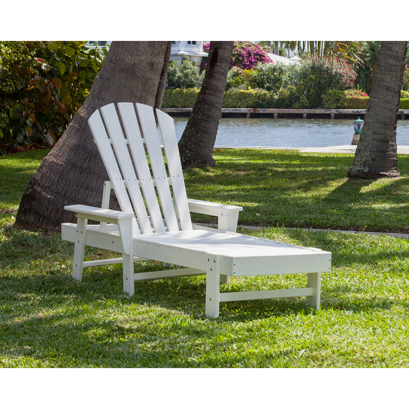 Chaise longue POLYWOOD South Beach, Blanc