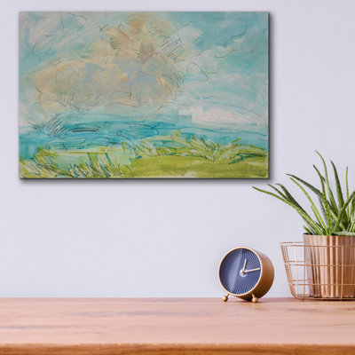 «Heaven and Earth 8» par Dorothy Fagan, art mural acrylique, 16 po x 12 po