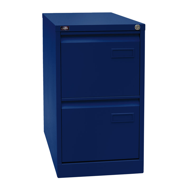 Light 41.3cm Wide 2 -Drawer File Cabinet, Blue