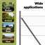 40cm H x 2500cm W Metal Fence Panels