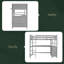 Lit mezzanine simple avec tiroirs et bureau, lit mezzanine en bois avec tablettes-677251123-677251120