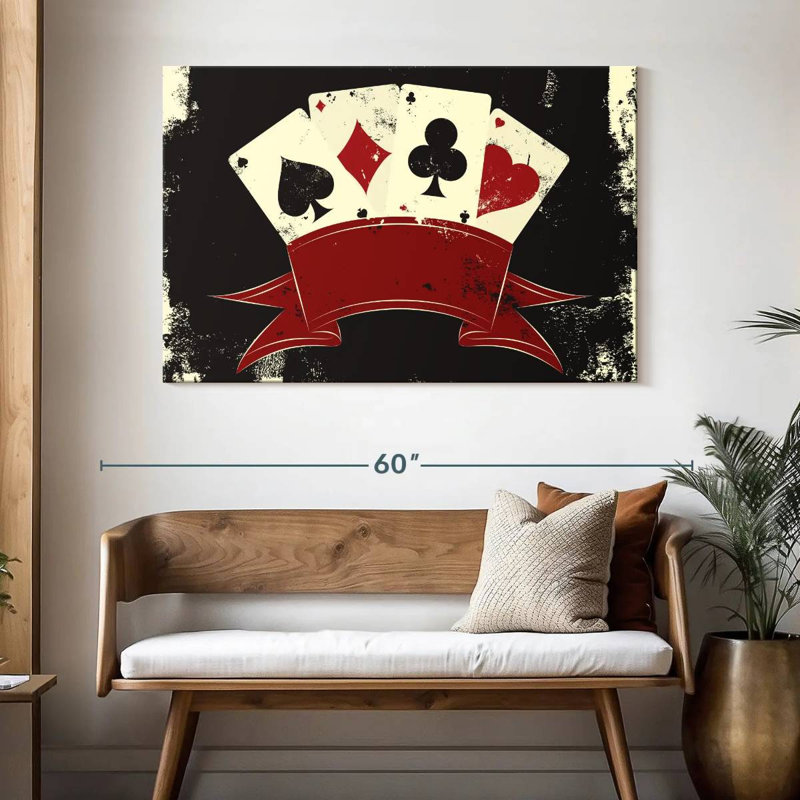 Senne Casino Emblem, 32" H x 48" W