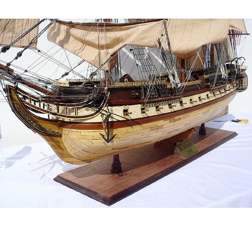 Old Modern Handicrafts Uss Constitution X-large Model Ship 