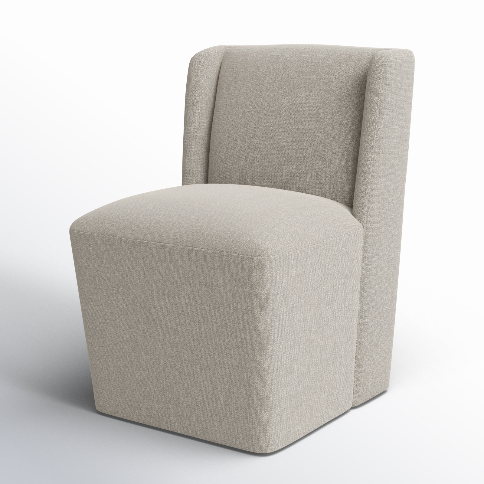 Ardeth Dining Chair, Effie Flax Performance Linen, 33" H x 23.23" W x 26" D