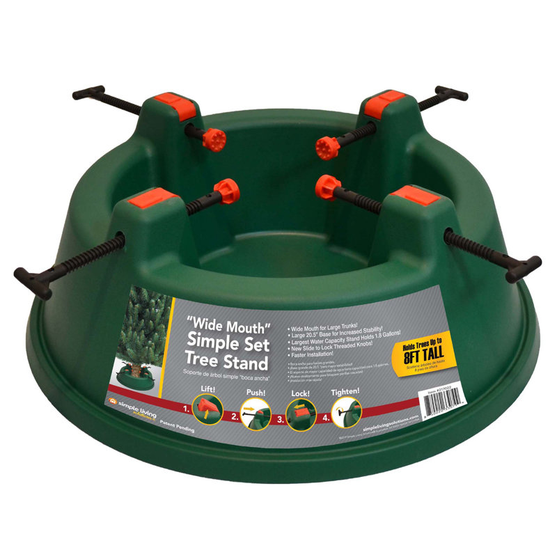 Resin Live Tree Stand For Max. Tree Height 6 - 7.9 Ft.