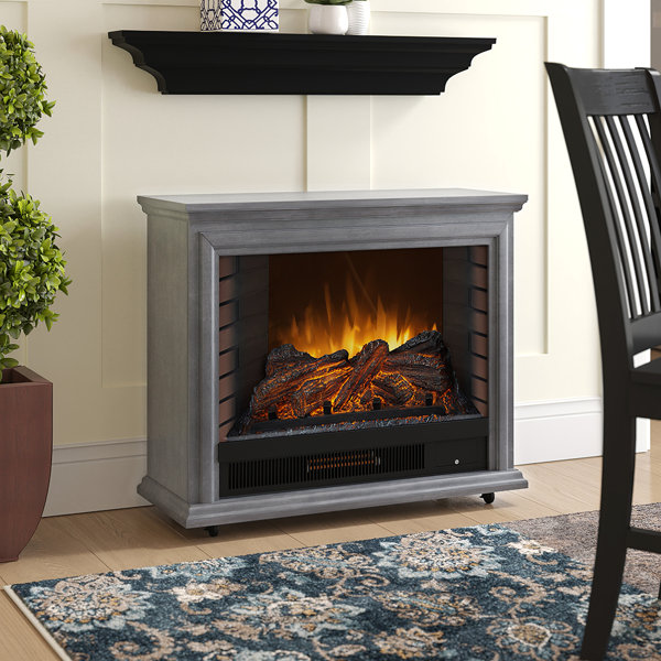 Charlton Home® Mashpee 31.75'' W Electric Fireplace u0026 Reviews - Wayfair  Canada