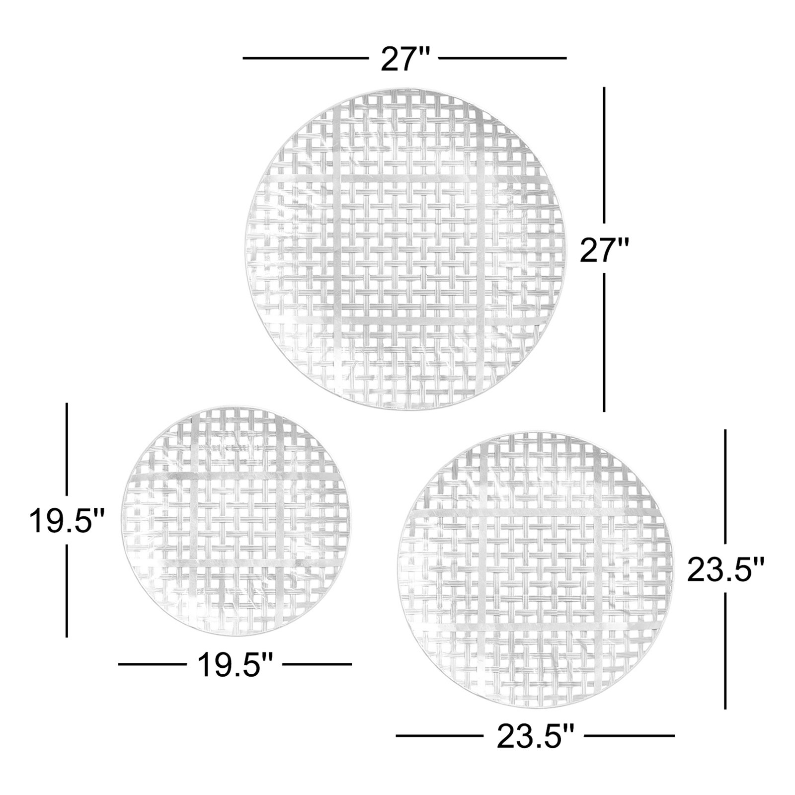 EVANDER WALL ART, SET OF 3