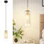 Dayquon 1 - Light Gold Cylinder Pendant