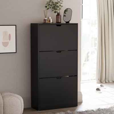 18 Pair Shoe Storage Cabinet
