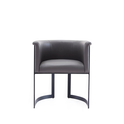 Chaise de salle à manger en graphite