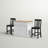Diamondback Kitchen Island Set-205840626
