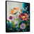 Toile avec cadre flottant noir