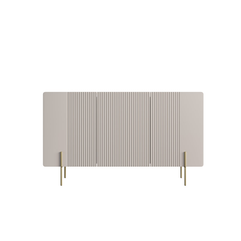 Overkamp 150cm Sideboard, Cashmere/Gold