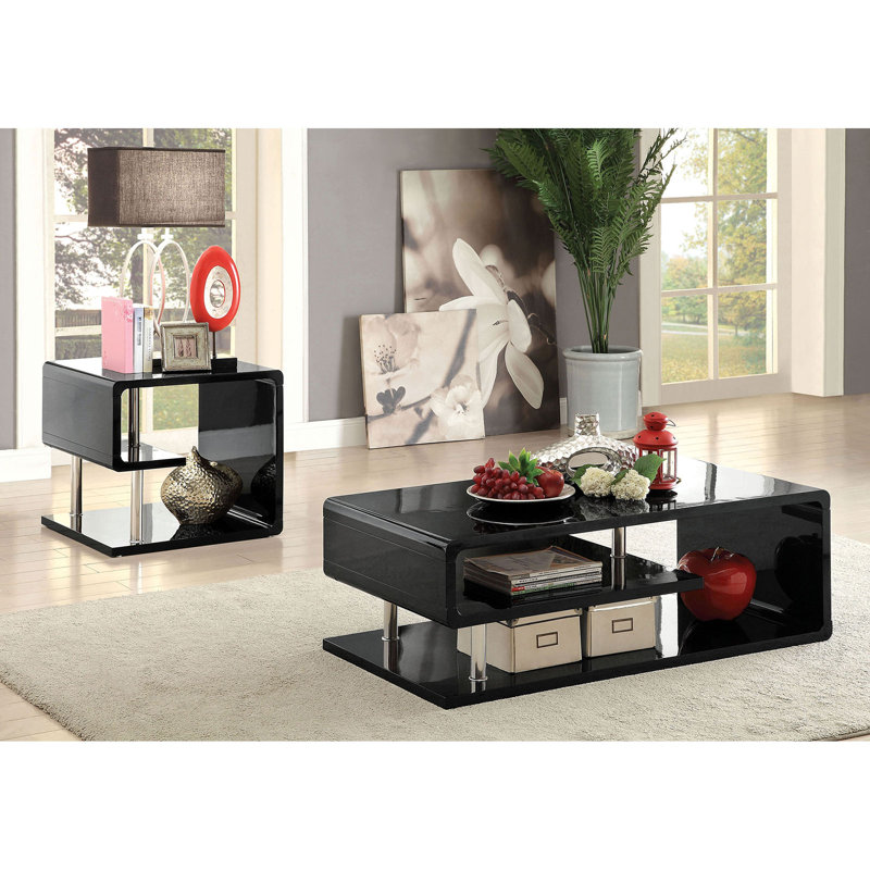 Table de bout Annnora, Noir