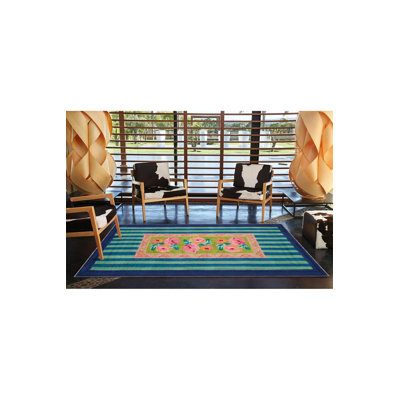 Tapis multicolore à rayures géométriques mélangées à motif géométrique moderne et lavable à la machine