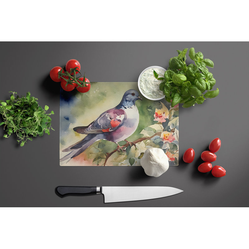 Pigeon Glass Cutting Board