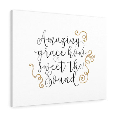 Amazing Grace - Wrapped Canvas Print