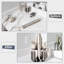 Porte-accessoires pour séchoir à cheveux pour Dyson Airwrap & Shark Flexstyle seulement - Organisateur mural ou de comptoir pour outils pour les cheveux - Support de rangement pour 9 accessoires de coiffage - Noir (séchoir à cheveux non inclus)