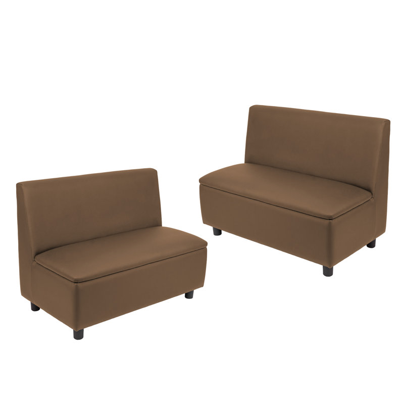 Ensemble de 2 canapés modulaires Kid Comfort - chocolat, Chocolat