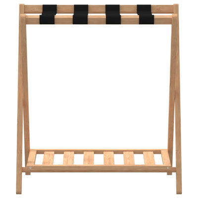 Elkan Luggage Rack 68x38x58 cm Bamboo
