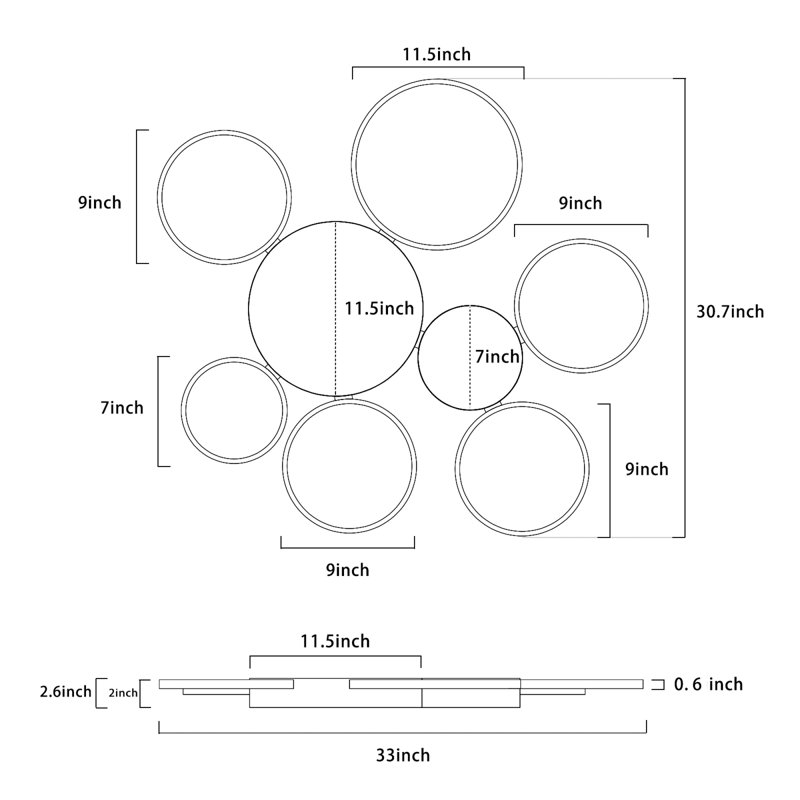 Kolnick LED Flush Mount