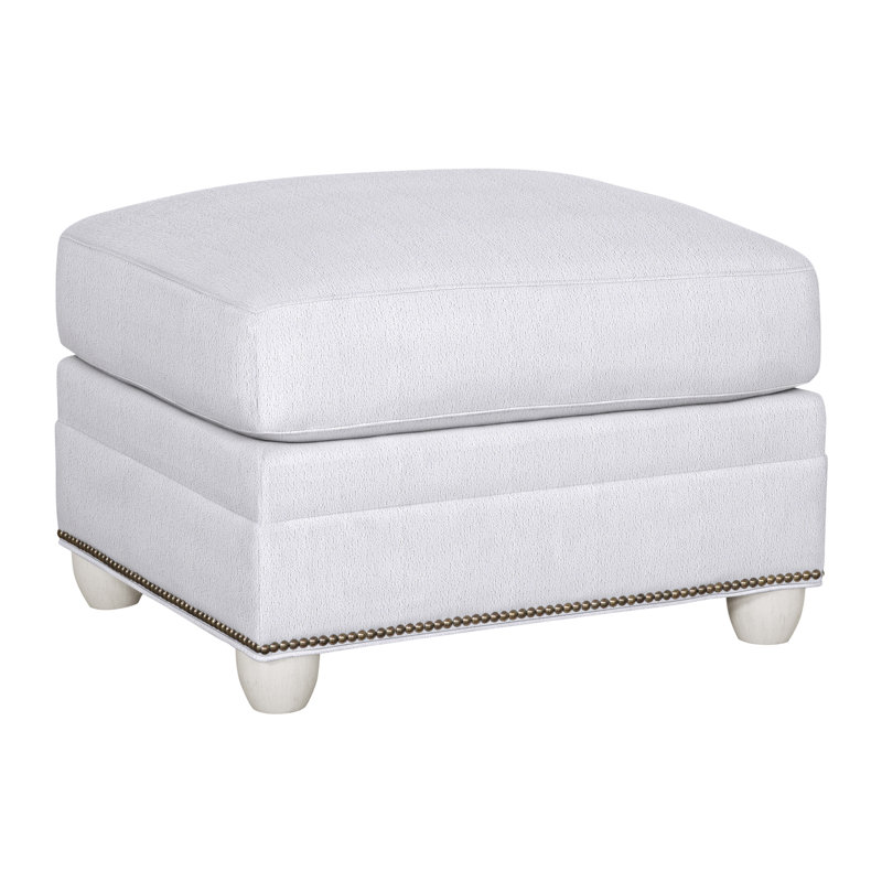 Fairgrove Ottoman, Navada Snow, Yes, Casa Blanca