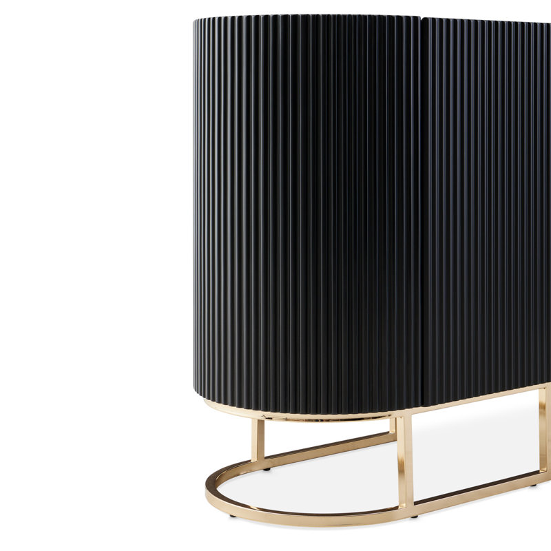 Lisbon 85.75'' W Sideboard, Black