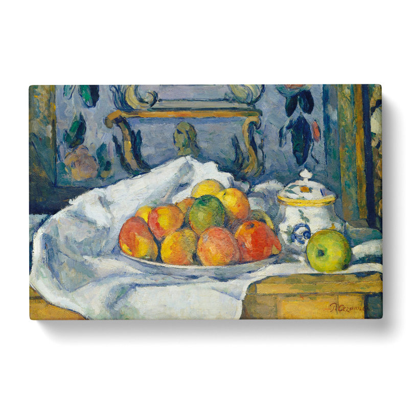 Still Life With Apples Vol.4 by Paul Cezanne - Wrapped Canvas Painting, 40cm H x 60cm W x 3cm D