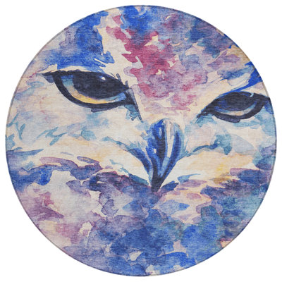 Machine Washable Indoor/Outdoor Jenning ACN2274 Animal Rug