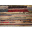 Tapis contemporain rayé Gabbeh 3 x 5