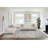 Bergamo Ivory/Silver Sofa-123232235-123232233
