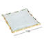 Harper Gold Raw Edge Dessert Plates