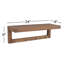 Spa Teak 24" W Wall Shelf