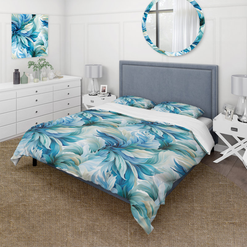 Literie Oceanic Mirage, Housse de couette pour très grand lit et 2 très