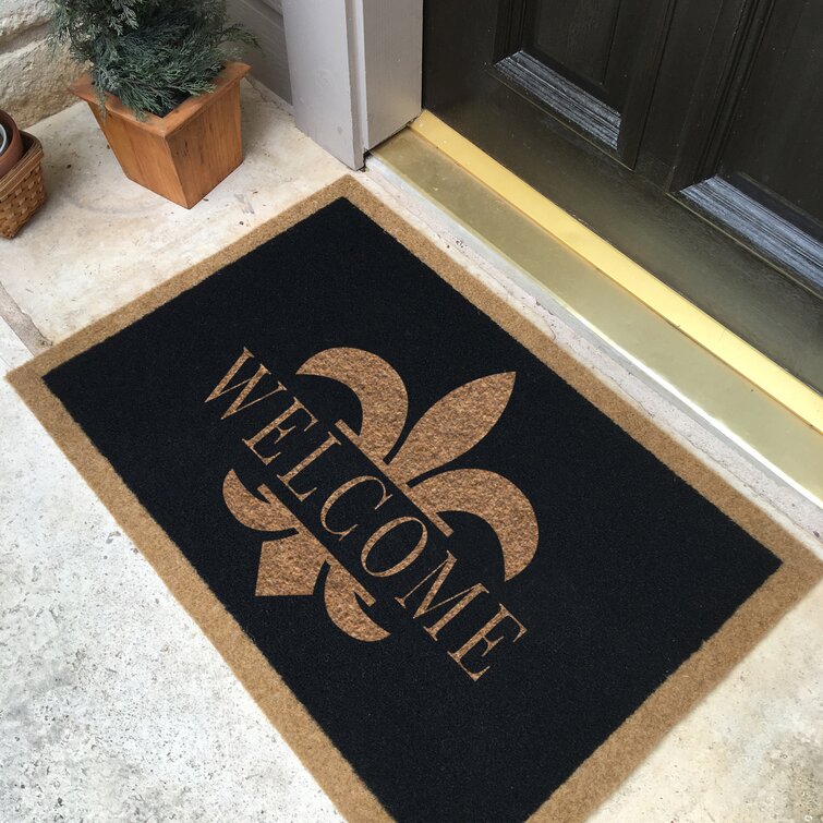 Fleur De Lis Living Walley Non-Slip Outdoor Doormat