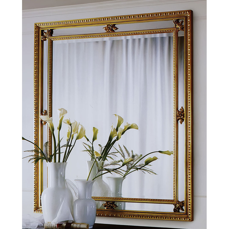 Ornate Traditional Beveled Accent Mirror