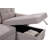 Aurora 84"W Light Gray Reversible Sleeper Sectional Sofa With Storage Chaise