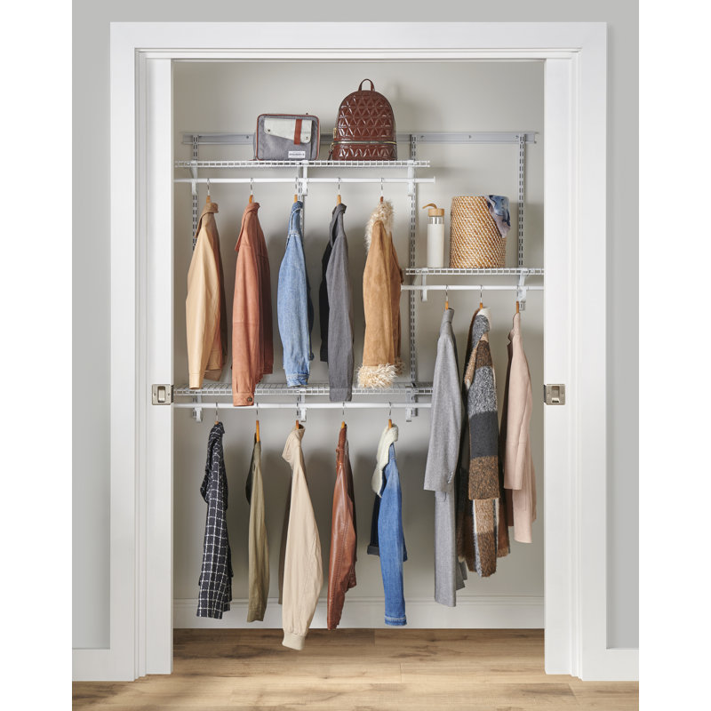 Ensemble de démarrage pour système d'organisation de garde-robe l 48 po à l 72 po ShelfTrack