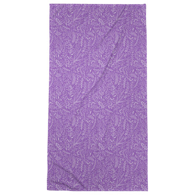 Serviette de bain florale ditsy classique