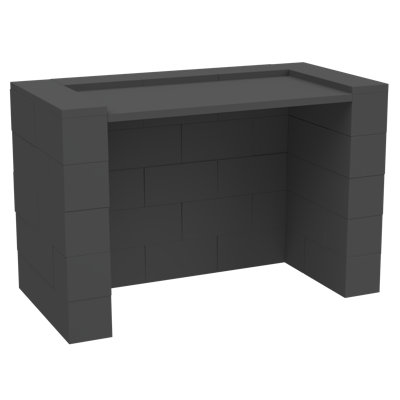 30" Tall Simplicity Desk Kit