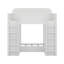 Lit superposé triple avec tablettes et crochets de rangement, lit mezzanine simple + simple au-dessus de simple X, lit superposé à 3 niveaux peu encombrant-121358143