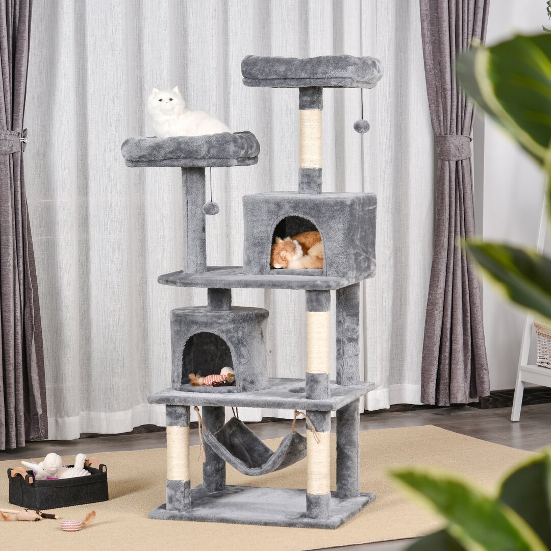 Katzen Kratzbaum, Kletterbaum für Katzen, Katzenkratzbaum Höhle Katzenmöbel mit Sisalstämmen