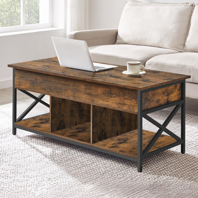 Corrine Lift Top Extendable Coffee Table With Storage